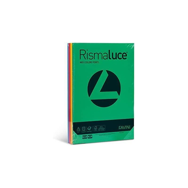 RISMALUCE A4 GR. 140 FG. 200 6 COL. FORTI
