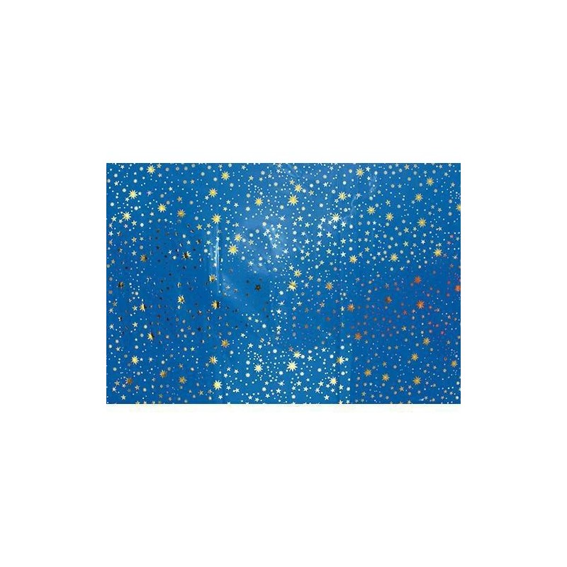 CARTA STELLATA METALLIZZATO CM.70X100