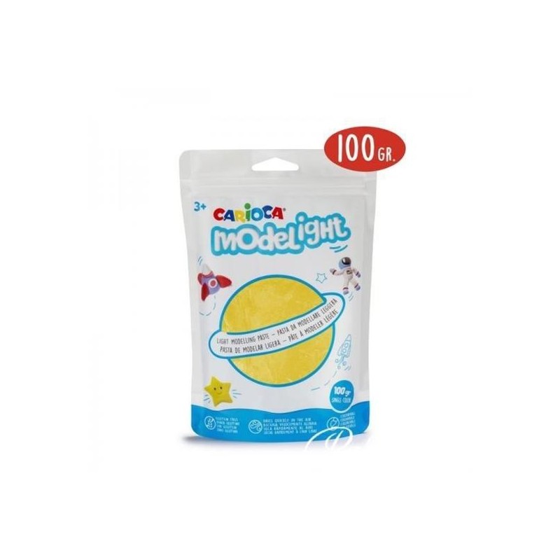PASTA PER MODELLARE SUPERLEGGERA GR.100 GIALLO
