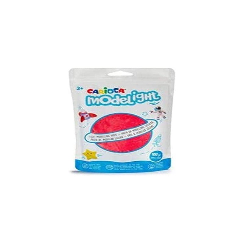 PASTA PER MODELLARE SUPERLEGGERA GR.100 ROSSO