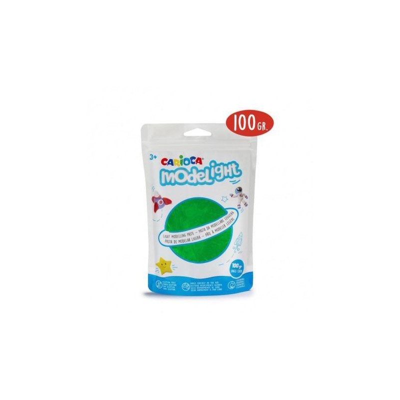 PASTA PER MODELLARE SUPERLEGGERA GR.100 VERDE