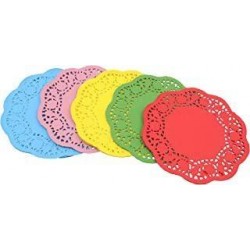 CENTRI DI CARTA COLORATI...