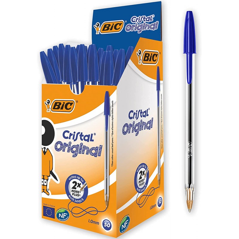 PENNASFERA BIC CRISTAL BLU 50 Pz.