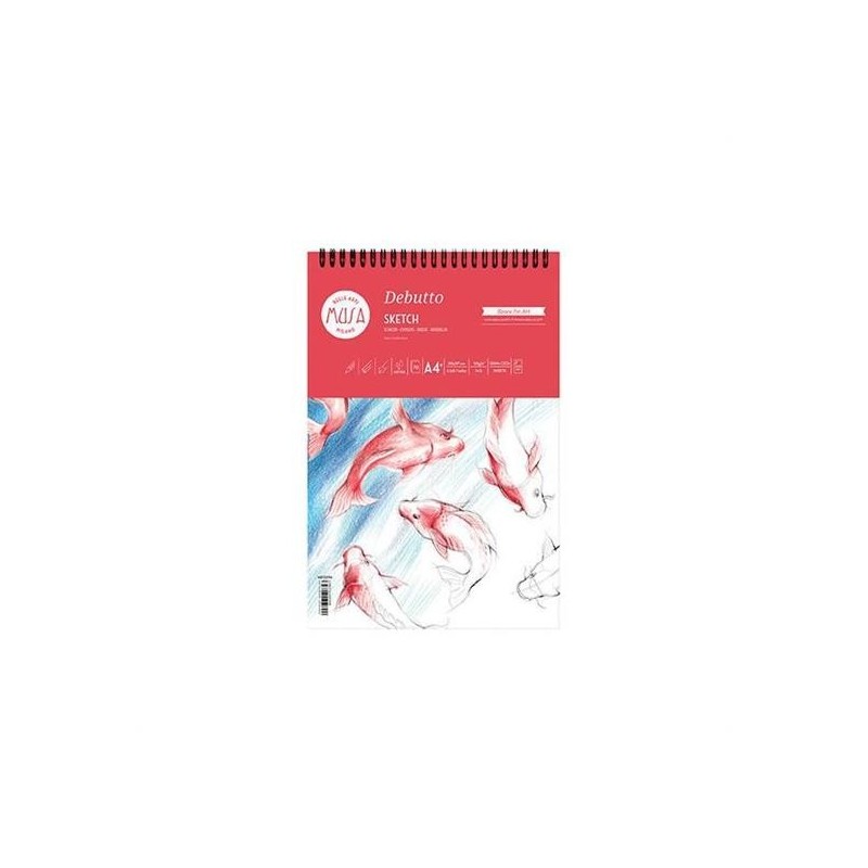 BLOCCO SCHIZZI SPIRALATO A3 FG.50 GR.120